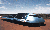 Honda Dream Streamlined Solar Car