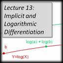 Lecture 13 - Implict and Logarithmic Differentiation