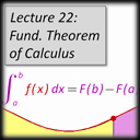 Lecture 22 - The Fundamental Theorem of Calculus