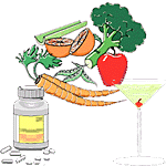 Veggies, alcohol, hormone replacements
